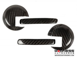 FIAT 500 Interior Door Handle Kit - Carbon Fiber  